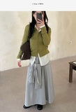 Tie Training Banding Long Skirt
