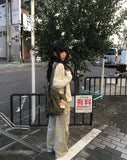 Spin Mongle Loose Fit Boucle Knit