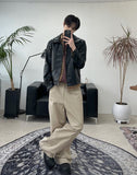 Carton back strap cotton pants