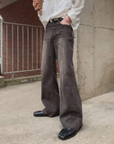 Shadow Cutting Bootcut Denim