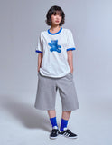 Jelly Bear Ringer Short Sleeve Tee