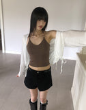 Ward Biz Slim Fit Crop Sleeveless