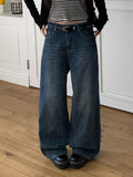 Nick Washing Straight Wide Denim Pants