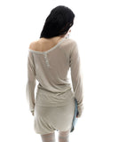Henley Raglan Long Sleeve