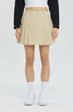 COTTON LOW RISE KILT SKIRT
