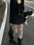 Corset Ribbon Mini Skirt