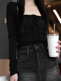 Shirring Bolero Square Sleeve