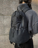 On the padded backpack