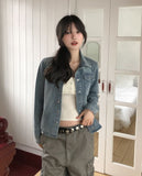 Bano Two-Pocket Slim Denim Shirt