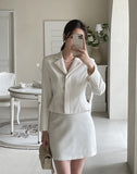 Ariel Tailored Collar Short Jacket