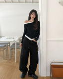 Classy Back Pocket Cotton Balloon Pants