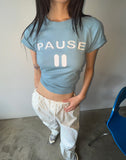 Fezzan Lettering Embroidered Raglan Short Sleeve T-Shirt