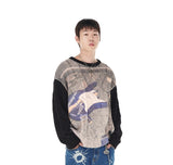 BROKEN GUITAR CABLE KNIT SWEATER