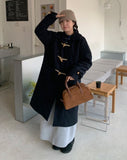 Koishi quilted collar duffel long coat