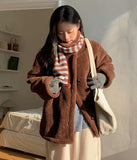 Vilkans High Neck Wool Half Coat