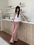 Tera Pink Two-Way Jogger Wide Cargo Pants