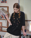 Dino Stitch Embroidered Short Sleeve Tee