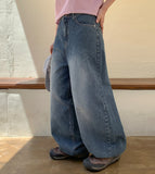 Shuimi balloon wide denim pants