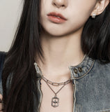 Sparkle Shield Layering Necklace