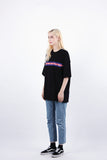 Heavy Overfit Wide 3 Color Line Logo