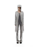 Detach Panel Knit Hoodie