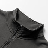 Crop Ridge Half Neck Sweatshirt