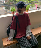 [Unisex] Kdelo Layered Over Long Sleeve Tee