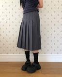 Nuen Pleated Midi Skirt