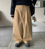 [unisex] Buten pin tuck cotton wide pants