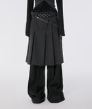 Pleats Midi Skirt