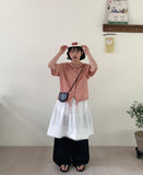 [BAONHAUS] Ryugeto Summer Check Short Sleeve Hood Shirt