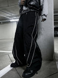 Nylon Curve Line Pants