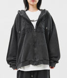 Nerv Pigment Hooded Zip Up