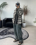 Heniden Over Fit Check Shirt
