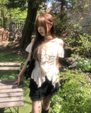 Morin Wavy Layer Frill Skirt