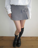 Leand Ribbon Mini Skirt