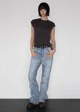 CASHMERE CAP SLEEVE KNIT
