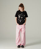 Pastel Wide Balloon Pants