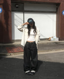 Cozzle Wide Raw Denim Pants