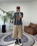 Weave Reverse Patch Bermuda Shorts
