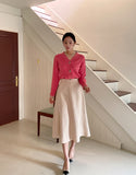 Selling Gold V-neck Knit Cardigan