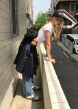 TARTAN CHECK PLEATS SK