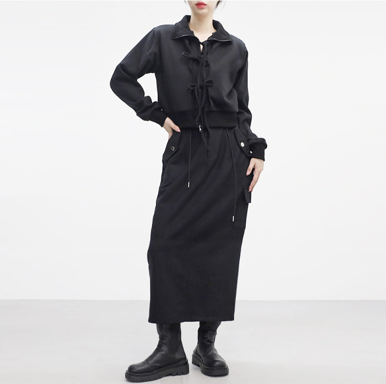 【NONCODE】hitch string long skirt NONCODE(ノンコード) - ヒッチストリングロングスカート / hitch