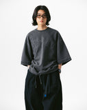 [AG] Applique Pigment String Sweat Half Tee
