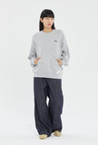 REVERSE LINE POCKET CREWNECK