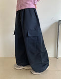 [unisex] Hakubi Nylon Banding Cargo Pants