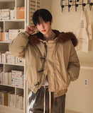 Mer Cape Duffle Fur Jumper