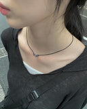 Rho Gemstone Ball Necklace