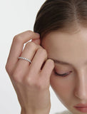 Essence Silver (W) Prime Moissanite Ring 2.5MM