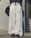 Cello Cargo String Wide Pants